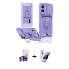 MARSİLYAN™- iPhone 16 Kılıf Vadi Form Prime - Şeffaf Pasifik Cam Ekran Koruyucu + Bilvis Titan Kamera Lens - YL