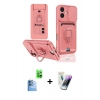MARSİLYAN™- iPhone 16 Kılıf Vadi Form Prime - Şeffaf Pasifik Cam Ekran Koruyucu + Raze Metal Kamera Lens - LT