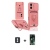 MARSİLYAN™- iPhone 16 Kılıf Vadi Form Prime - Siyah 360 Mat Full Body Arka Koruyucu + PVD Metal Kamera Lens - MI