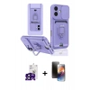 MARSİLYAN™- iPhone 16 Kılıf Vadi Form Prime - Siyah 3D Antistatik Mat Seramik Nano Ekran Koruyucu + Bilvis Titan Kamera Lens - SH