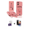 MARSİLYAN™- iPhone 16 Kılıf Vadi Form Prime - Siyah 3D Antistatik Mat Seramik Nano Ekran Koruyucu + Bilvis Titan Kamera Lens - YL