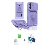 MARSİLYAN™- iPhone 16 Kılıf Vadi Form Prime - Siyah 3D Antistatik Seramik Nano Ekran Koruyucu + Raze Metal Kamera Lens - BZ