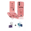 MARSİLYAN™- iPhone 16 Kılıf Vadi Form Prime - Siyah 3D Antistatik Seramik Nano Ekran Koruyucu + Bilvis Titan Kamera Lens - YL