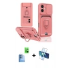 MARSİLYAN™- iPhone 16 Kılıf Vadi Form Prime - Siyah 3D Antistatik Seramik Nano Ekran Koruyucu + Raze Metal Kamera Lens - LT
