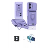 MARSİLYAN™- iPhone 16 Kılıf Vadi Form Prime - Siyah 3D Antistatik Seramik Nano Ekran Koruyucu + PVD Metal Kamera Lens - MI
