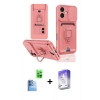 MARSİLYAN™- iPhone 16 Kılıf Vadi Form Prime - Siyah Bilvis 5in1 3D Magic Cam Ekran Koruyucu + Raze Metal Kamera Lens - LT