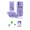 MARSİLYAN™- iPhone 16 Kılıf Vadi Form Prime - Siyah Bilvis 5in1 3D Magic Cam Ekran Koruyucu + Raze Metal Kamera Lens - BZ