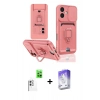 MARSİLYAN™- iPhone 16 Kılıf Vadi Form Prime - Siyah Bilvis 5in1 3D Magic Cam Ekran Koruyucu + Raze Metal Kamera Lens - BZ
