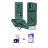 MARSİLYAN™- iPhone 16 Kılıf Vadi Form Prime - Siyah Bilvis 5in1 3D Magic Cam Ekran Koruyucu + Siyah Bilvis Titan Kamera Lens