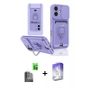 MARSİLYAN™- iPhone 16 Kılıf Vadi Form Prime - Siyah Bilvis 5in1 3D Magic Cam Ekran Koruyucu + Raze Metal Kamera Lens - SH