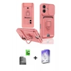 MARSİLYAN™- iPhone 16 Kılıf Vadi Form Prime - Siyah Bilvis 5in1 3D Magic Cam Ekran Koruyucu + Raze Metal Kamera Lens - SH