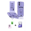 MARSİLYAN™- iPhone 16 Kılıf Vadi Form Prime - Siyah Bilvis 5in1 5D Magic Hayalet Cam Ekran Koruyucu + Raze Metal Kamera Lens - PE