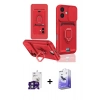 MARSİLYAN™- iPhone 16 Kılıf Vadi Form Prime - Siyah Bilvis 5in1 5D Magic Hayalet Cam Ekran Koruyucu + Bilvis Titan Kamera Lens - YL