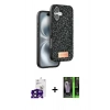 MARSİLYAN™- iPhone 16 Kılıf Vadi Klasik Serisi - Şeffaf 360 Full Body Arka Koruyucu + Bilvis Titan Kamera Lens - SH