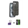 MARSİLYAN™- iPhone 16 Kılıf Vadi Özel Seri - Şeffaf 360 Full Body Arka Koruyucu + Bilvis Titan Kamera Lens - GS