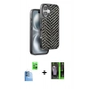 MARSİLYAN™- iPhone 16 Kılıf Vadi Özel Seri - Şeffaf 360 Full Body Arka Koruyucu + Raze Metal Kamera Lens - LT