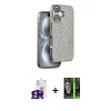 MARSİLYAN™- iPhone 16 Kılıf Vadi Özel Seri - Şeffaf 360 Full Body Arka Koruyucu + Bilvis Titan Kamera Lens - PE