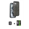 MARSİLYAN™- iPhone 16 Kılıf Vadi Özel Seri - Şeffaf 360 Full Body Arka Koruyucu + PVD Metal Kamera Lens - PE