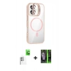 MARSİLYAN™- iPhone 16 Kılıf Yadigar Asil Koleksiyonu - Şeffaf 360 Full Body Arka Koruyucu + Raze Metal Kamera Lens - BZ