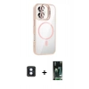 MARSİLYAN™- iPhone 16 Kılıf Yadigar Asil Koleksiyonu - Siyah 360 Mat Full Body Arka Koruyucu + PVD Metal Kamera Lens - MI