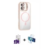 MARSİLYAN™- iPhone 16 Kılıf Yadigar Asil Koleksiyonu - Siyah 3D Antistatik Seramik Nano Ekran Koruyucu + Bilvis Titan Kamera Lens - GS