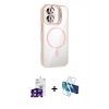 MARSİLYAN™- iPhone 16 Kılıf Yadigar Asil Koleksiyonu - Siyah 3D Antistatik Seramik Nano Ekran Koruyucu + Bilvis Titan Kamera Lens - SH
