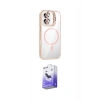 MARSİLYAN™- iPhone 16 Kılıf Yadigar Asil Koleksiyonu - Siyah Bilvis 5in1 5D Magic Hayalet Cam Ekran Koruyucu