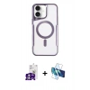 MARSİLYAN™- iPhone 16 Kılıf Yadigar Klasik Özel Seri - Siyah 3D Antistatik Seramik Nano Ekran Koruyucu + Bilvis Titan Kamera Lens - GS