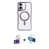 MARSİLYAN™- iPhone 16 Kılıf Yadigar Klasik Özel Seri - Siyah 3D Antistatik Seramik Nano Ekran Koruyucu + Bilvis Titan Kamera Lens - YL