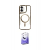 MARSİLYAN™- iPhone 16 Kılıf Yadigar Klasik Özel Seri - Siyah Bilvis 5in1 5D Magic Hayalet Cam Ekran Koruyucu