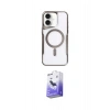 MARSİLYAN™- iPhone 16 Kılıf Yadigar Klasik Özel Seri - Siyah Bilvis 5in1 5D Magic Hayalet Cam Ekran Koruyucu