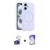 MARSİLYAN™- iPhone 16 Kılıf Yankı Form Serisi - Siyah Bilvis 5in1 3D Magic Cam Ekran Koruyucu + Bilvis Titan Kamera Lens - GS