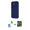MARSİLYAN™- iPhone 16 Kılıf Yankı Yansıma Özel Seri - Şeffaf 360 Full Body Arka Koruyucu + Raze Metal Kamera Lens - LT