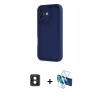 MARSİLYAN™- iPhone 16 Kılıf Yankı Yansıma Özel Seri - Siyah 3D Antistatik Seramik Nano Ekran Koruyucu + PVD Metal Kamera Lens - MI