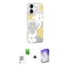 MARSİLYAN™- iPhone 16 Kılıf Yörünge Işık Prime - Siyah Bilvis 5in1 3D Magic Cam Ekran Koruyucu + Raze Metal Kamera Lens - BZ