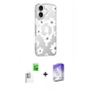 MARSİLYAN™- iPhone 16 Kılıf Yörünge Işık Prime - Siyah Bilvis 5in1 3D Magic Cam Ekran Koruyucu + Raze Metal Kamera Lens - BZ