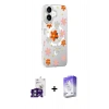 MARSİLYAN™- iPhone 16 Kılıf Yörünge Işık Prime - Siyah Bilvis 5in1 3D Magic Cam Ekran Koruyucu + Bilvis Titan Kamera Lens - YL