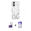 MARSİLYAN™- iPhone 16 Kılıf Yörünge Işık Prime - Siyah Bilvis 5in1 3D Magic Cam Ekran Koruyucu + Bilvis Titan Kamera Lens - PE