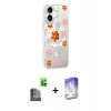 MARSİLYAN™- iPhone 16 Kılıf Yörünge Işık Prime - Siyah Bilvis 5in1 3D Magic Cam Ekran Koruyucu + Raze Metal Kamera Lens - SH