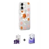 MARSİLYAN™- iPhone 16 Kılıf Yörünge Işık Prime - Siyah Bilvis 5in1 5D Magic Hayalet Cam Ekran Koruyucu + Bilvis Titan Kamera Lens - YL