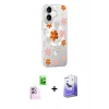 MARSİLYAN™- iPhone 16 Kılıf Yörünge Işık Prime - Siyah Bilvis 5in1 5D Magic Hayalet Cam Ekran Koruyucu + Raze Metal Kamera Lens - PE