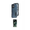 MARSİLYAN™- iPhone 16 Kılıf Yörünge Işık Serisi - Siyah 360 Mat Full Body Arka Koruyucu