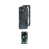 MARSİLYAN™- iPhone 16 Kılıf Yörünge Işık Serisi - Siyah 360 Mat Full Body Arka Koruyucu