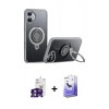 MARSİLYAN™- iPhone 16 Kılıf Zirve Çizgi Prime - Siyah Bilvis 5in1 5D Magic Hayalet Cam Ekran Koruyucu + Bilvis Titan Kamera Lens - YL