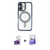 MARSİLYAN™- iPhone 16 Kılıf Zirve Doku Prime - Siyah Bilvis 5in1 5D Magic Hayalet Cam Ekran Koruyucu + Bilvis Titan Kamera Lens - GS