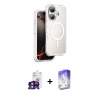 MARSİLYAN™- iPhone 16 Kılıf Zirve Klasik Prime - Siyah Bilvis 5in1 3D Magic Cam Ekran Koruyucu + Bilvis Titan Kamera Lens - YL