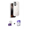 MARSİLYAN™- iPhone 16 Kılıf Zirve Klasik Prime - Siyah Bilvis 5in1 3D Magic Cam Ekran Koruyucu + Bilvis Titan Kamera Lens - GS