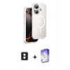 MARSİLYAN™- iPhone 16 Kılıf Zirve Klasik Prime - Siyah Bilvis 5in1 3D Magic Cam Ekran Koruyucu + PVD Metal Kamera Lens - MI