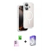 MARSİLYAN™- iPhone 16 Kılıf Zirve Klasik Prime - Siyah Bilvis 5in1 3D Magic Cam Ekran Koruyucu + Raze Metal Kamera Lens - PE
