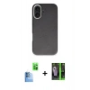 MARSİLYAN™- iPhone 16 Kılıf Zirve Modern Prime - Şeffaf 360 Full Body Arka Koruyucu + Raze Metal Kamera Lens - LT
